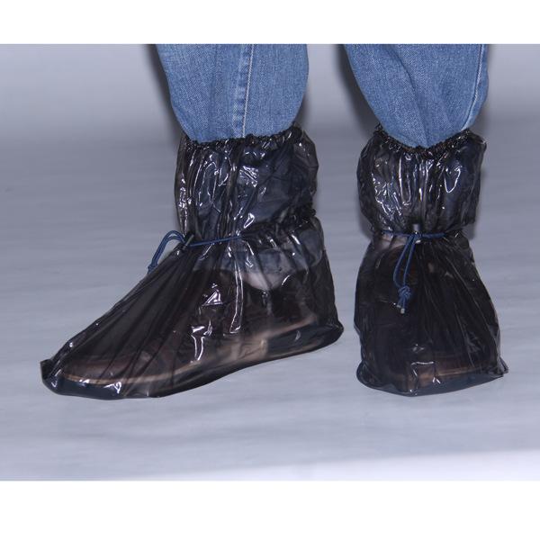Farm animal husbandry non-slip medium tube PVC shoe cover travel rainproof shoe cover rainy day waterproof shoe cover