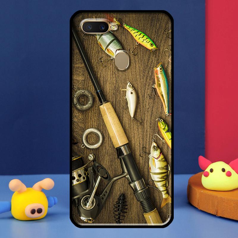 Fishing Rod Tool For Oppo A54 A57 S A78 A58 A98 A5 A9 A91 A15 A16 A17 A52 A72 A76 A96 A74 A94 A77 Phone Case