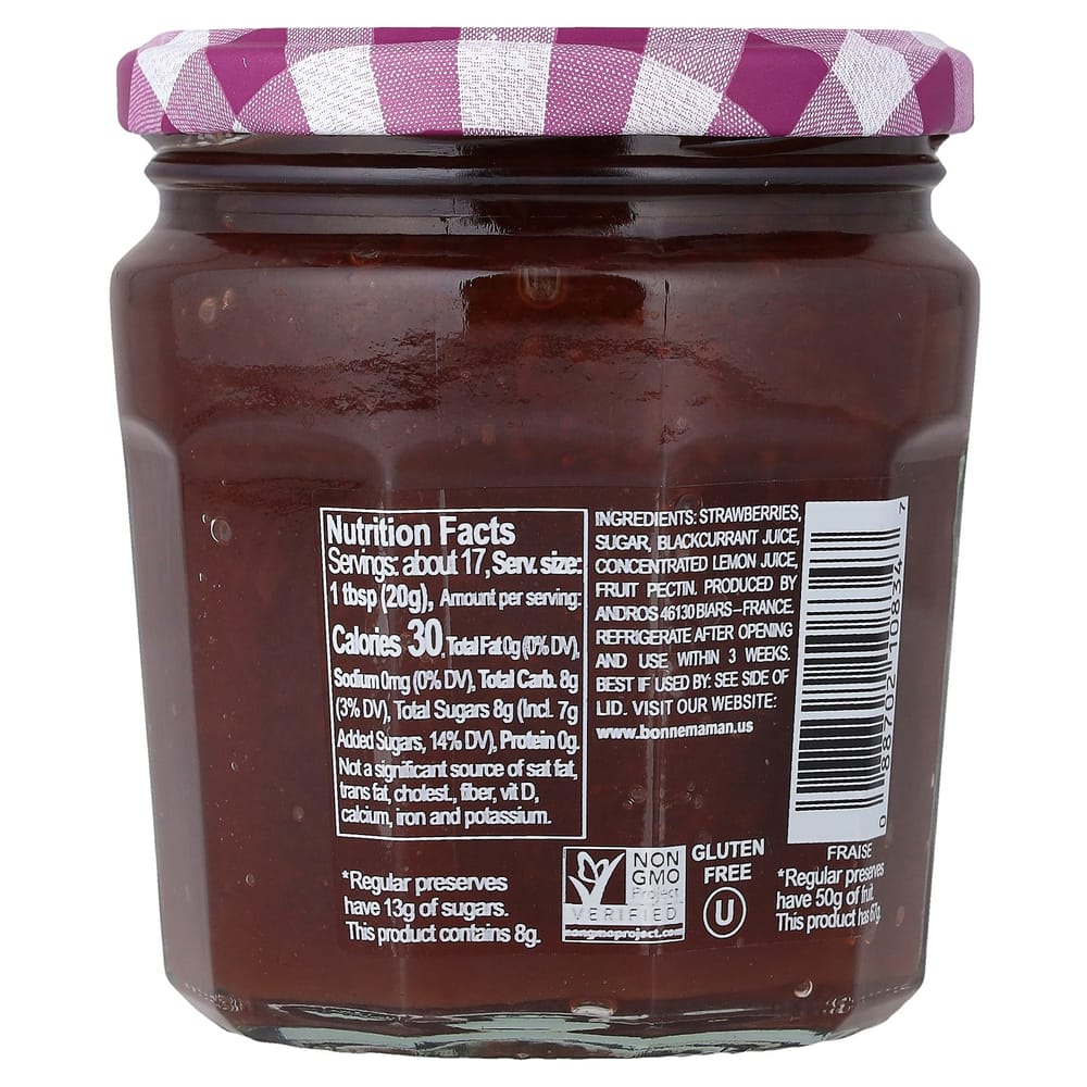 Bonne Maman Strawberry Fruit Spread 335g (11.8 oz)