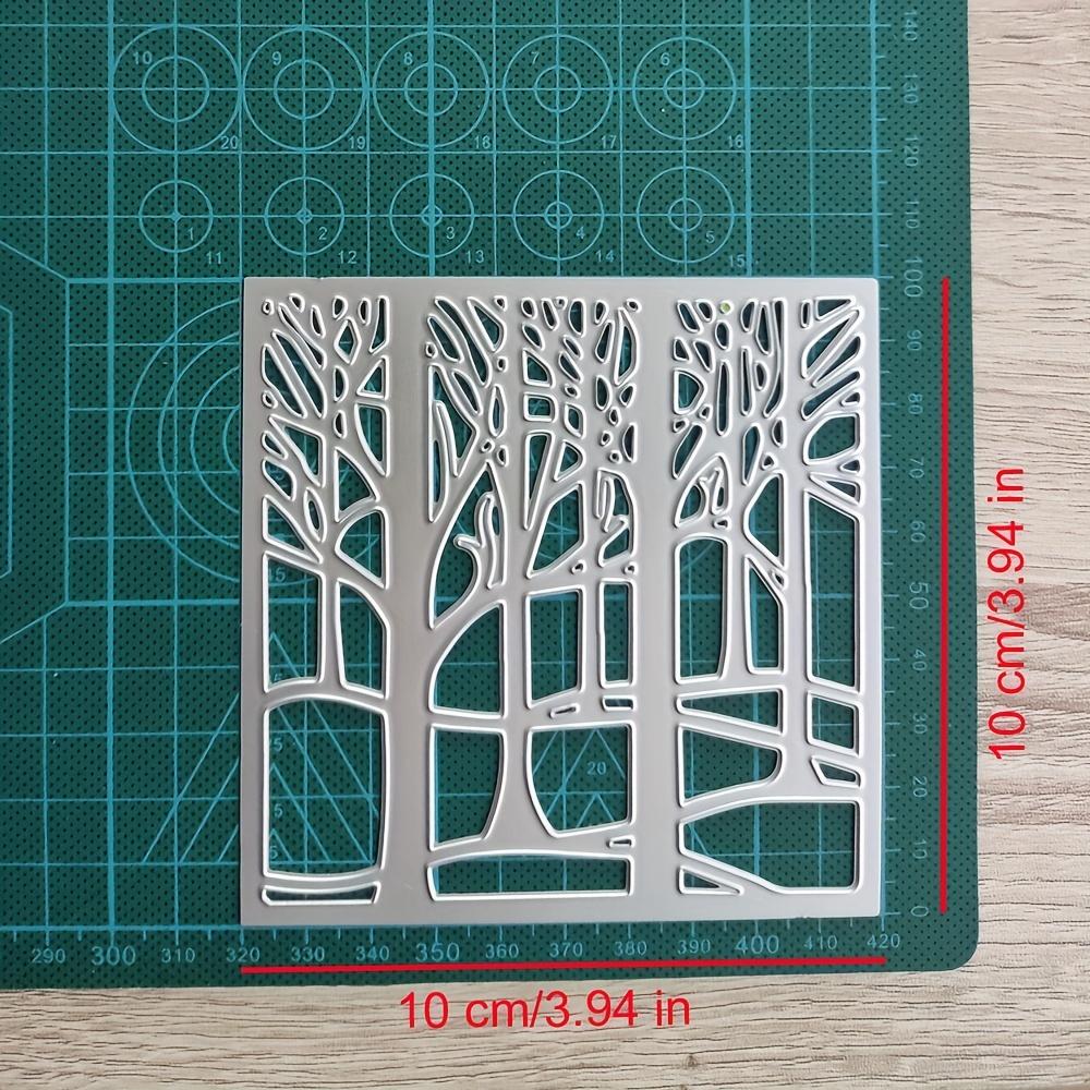 Square Frame Forest Metal Cutting Dies Scrapbooking Silvery Carbon Steel Embossing Die Cut Stencil DIY Photo Album Card Making