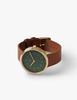 Maven Watches 40mm Artisan Series Minimalist Fashion Watch OLIVE BROWN (DUSTY 40MM)