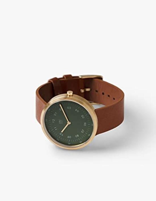 Maven Watches 40mm Artisan Series Minimalist Fashion Watch OLIVE BROWN (DUSTY 40MM)