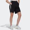 adidas Origineel Streep Print Rechte Casual Shorts Dames Onderkleding Zwart HM2137