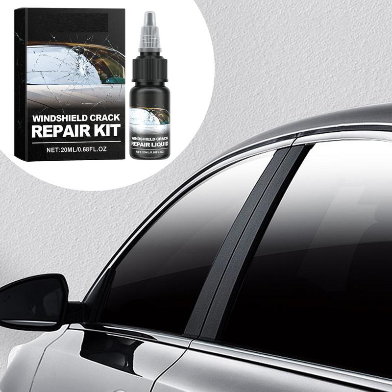 Windshield Crack Repair Kit 20ml Window Restore Windscreen Repair Fluid Long-Lasting Solution For Automotive Glass Cracks And