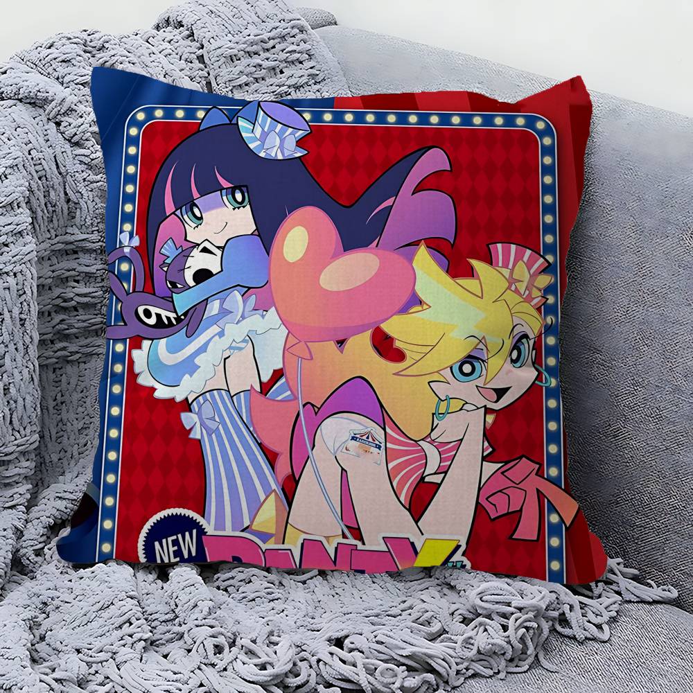 Classic Anime P-Panty And S-Stocking Pillow Cushion Cover Pillowcase Living Room Sofa Home Decor