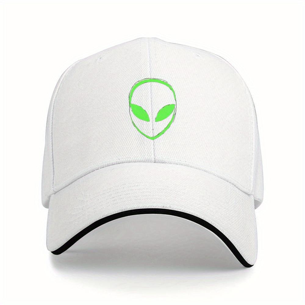 1pc 1pcs AlienThemed SciFi Printed Trucker Hat  Unisex Baseball Cap Suitable for All Seasons Culture Gift for Movie Nights