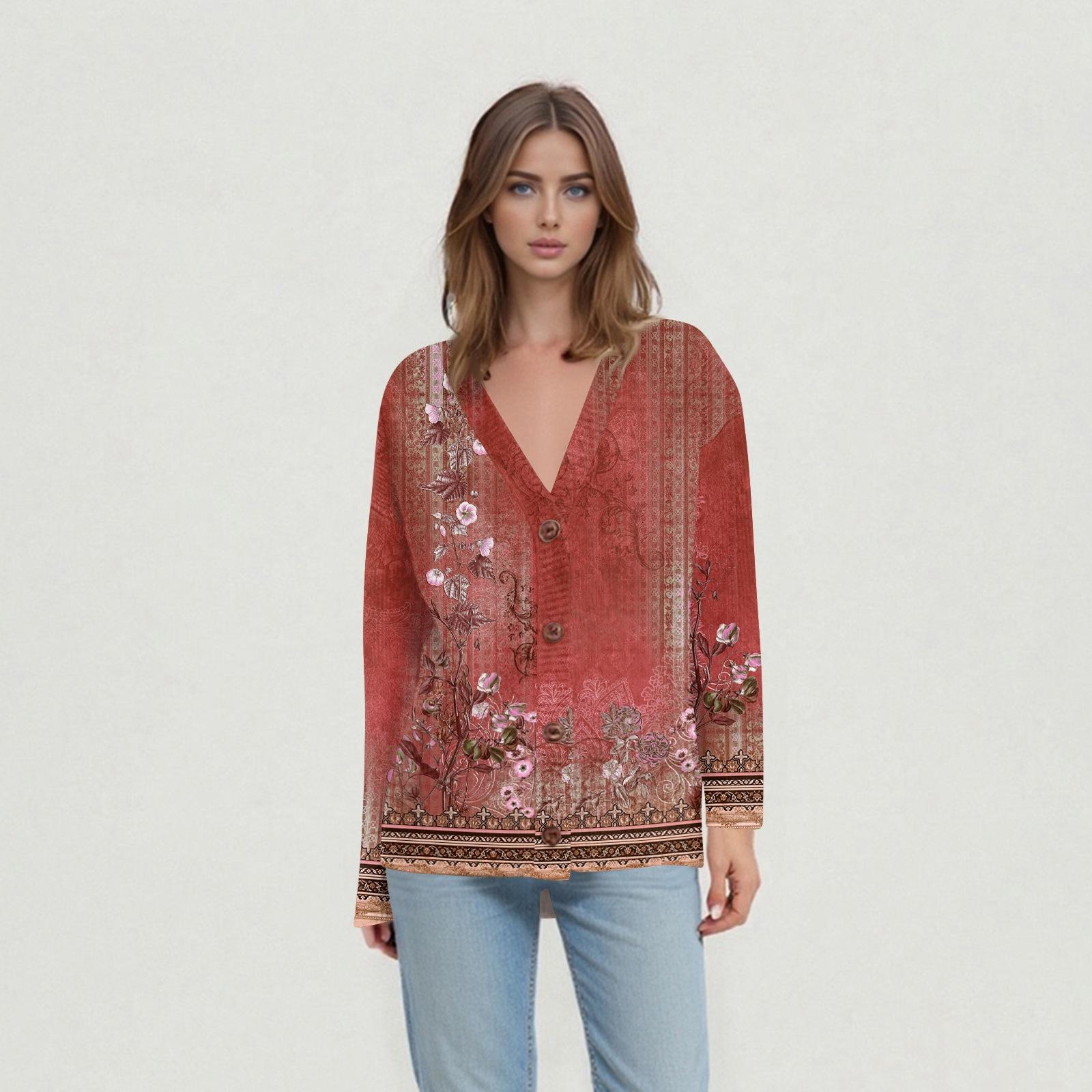 

Женские повседневные топы на каждый день Вязаный кардиган-жакет XL