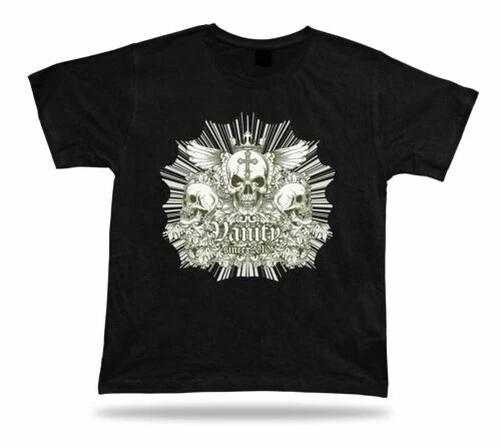 Cosmetic Devil Evil Skeleton Skull Floral T-Shirt Stylish Modern Design S