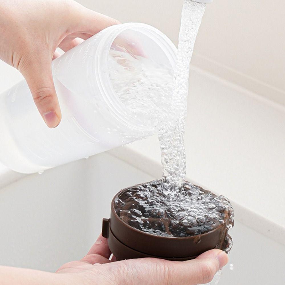 Rotatable Lid Barbecue Condiment Bottle Dustproof Scaled Seasoning Bottle Removable Plastic Kitchen Condiment Container