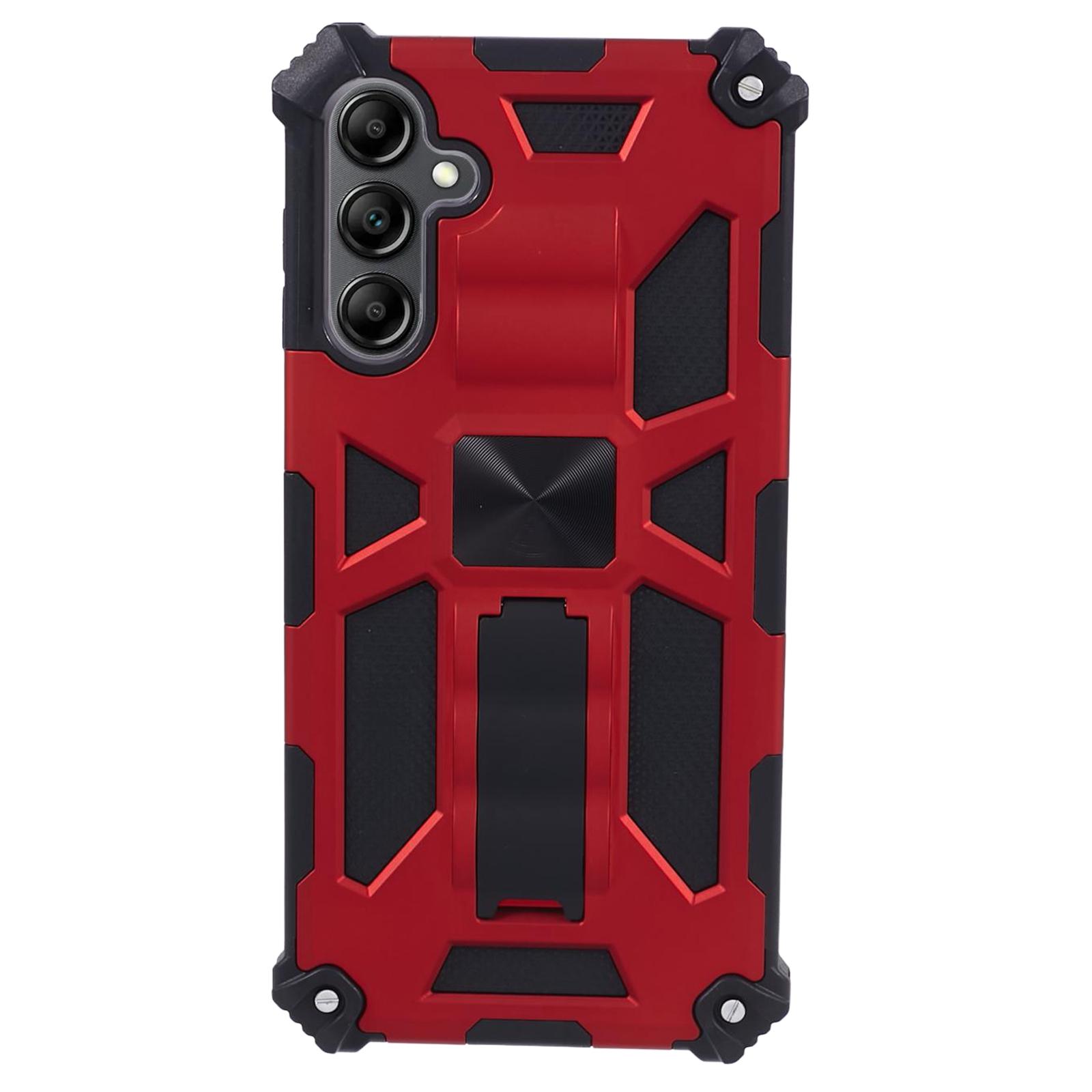 

Для Samsung Galaxy A15 5G Чохол для телефону Підставка PC+TPU Захисний чохол Red