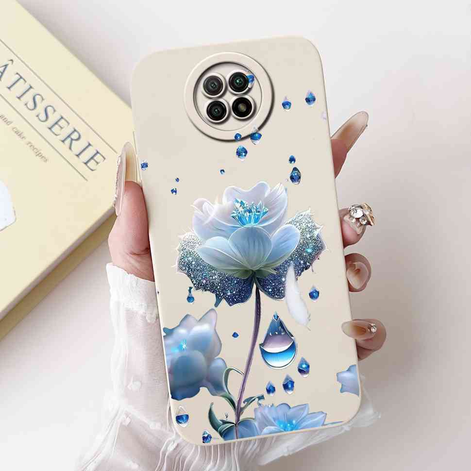 For Redmi Note 9 5G M2007J22C Case Cartoon Rabbit Soft Silicone Matte Cover For Xiaomi Redmi Note9 5G 6.53" Flower Shell Capa