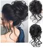 HAIR WALA™ Chignon à pince Cheveux Synthétiques Chignon Désordonné Bouclé Ondulé Extensions Chignon Queue de Cheval Anneau pour Cheveux Enrouleur Pour Chignon de Femme