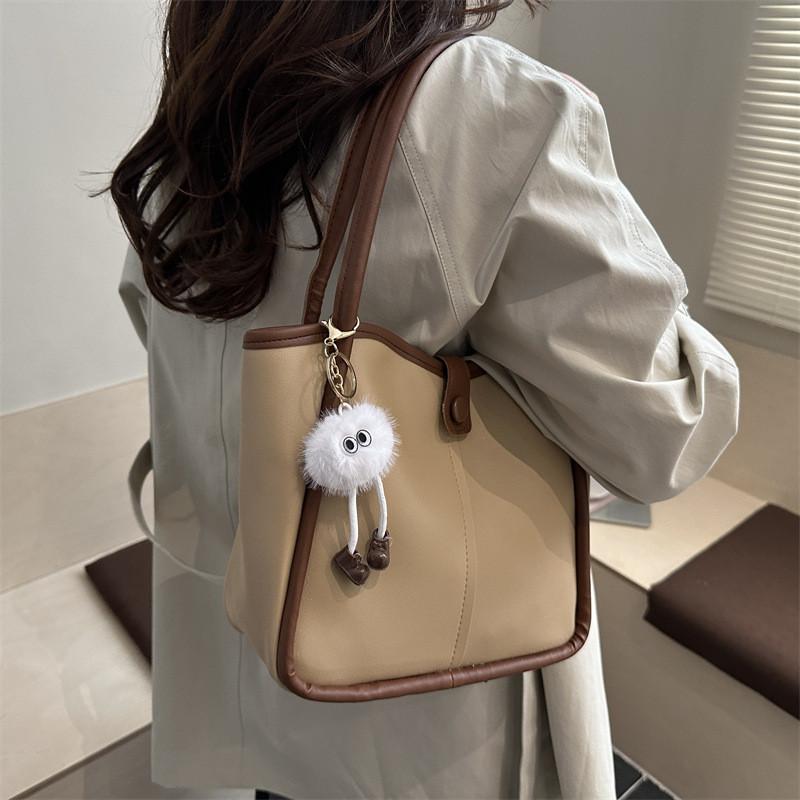 Tote Bag For Women Large Capacity With Zipper Closure Daily Use Street Style