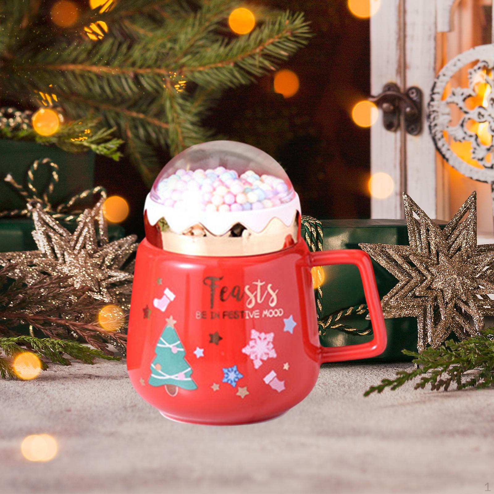 

Різдвяна керамічна кавова кружка чашка чаю молоко для капучино напою Christmas tree