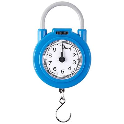 Balance de pêche numérique à ressort avec poignée, 10KG, Portable, pour bagages de voyage, avec crochet, outils de pêche en plein air