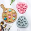 Animal theme puppy pony kitten parrot fish candy chocolate fondant cake decoration making silicone mold