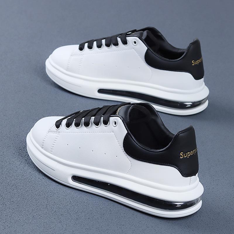 

Классические модные белые туфли 2024 года, новые весенние и осенние спортивные и повседневные туфли, универсальные модные кроссовки на воздушной подушке 38