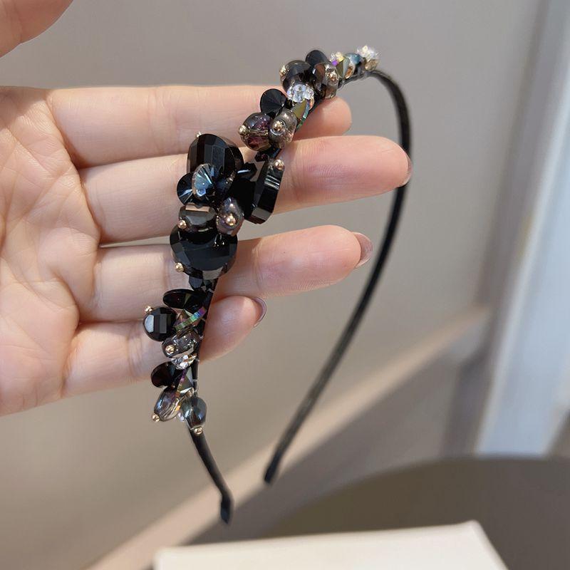 

Барокко Кристалл Фея Ободок Для Волос Женщины Изысканный Стразы Драгоценный Камень Цветок Принцесса Аксессуары Для Волос Свадебный Бриллиантовый Головной Убор