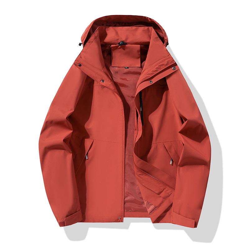 

Роскошная ветровка с термозапайкой для мужчин и женщин - С логотипом на заказ, с длинными рукавами, идеально подходит для путешествий весной и осенью 2XL