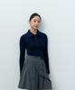 Soft Mix Collared T-Shirt Navy Mbesto014Nv