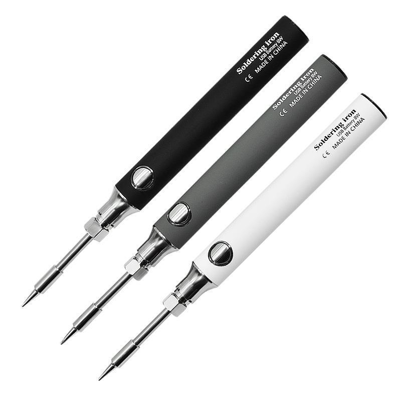8W USB Portable Wireless Soldering Iron Pen - Electric Spot Welding Tool for Household Use