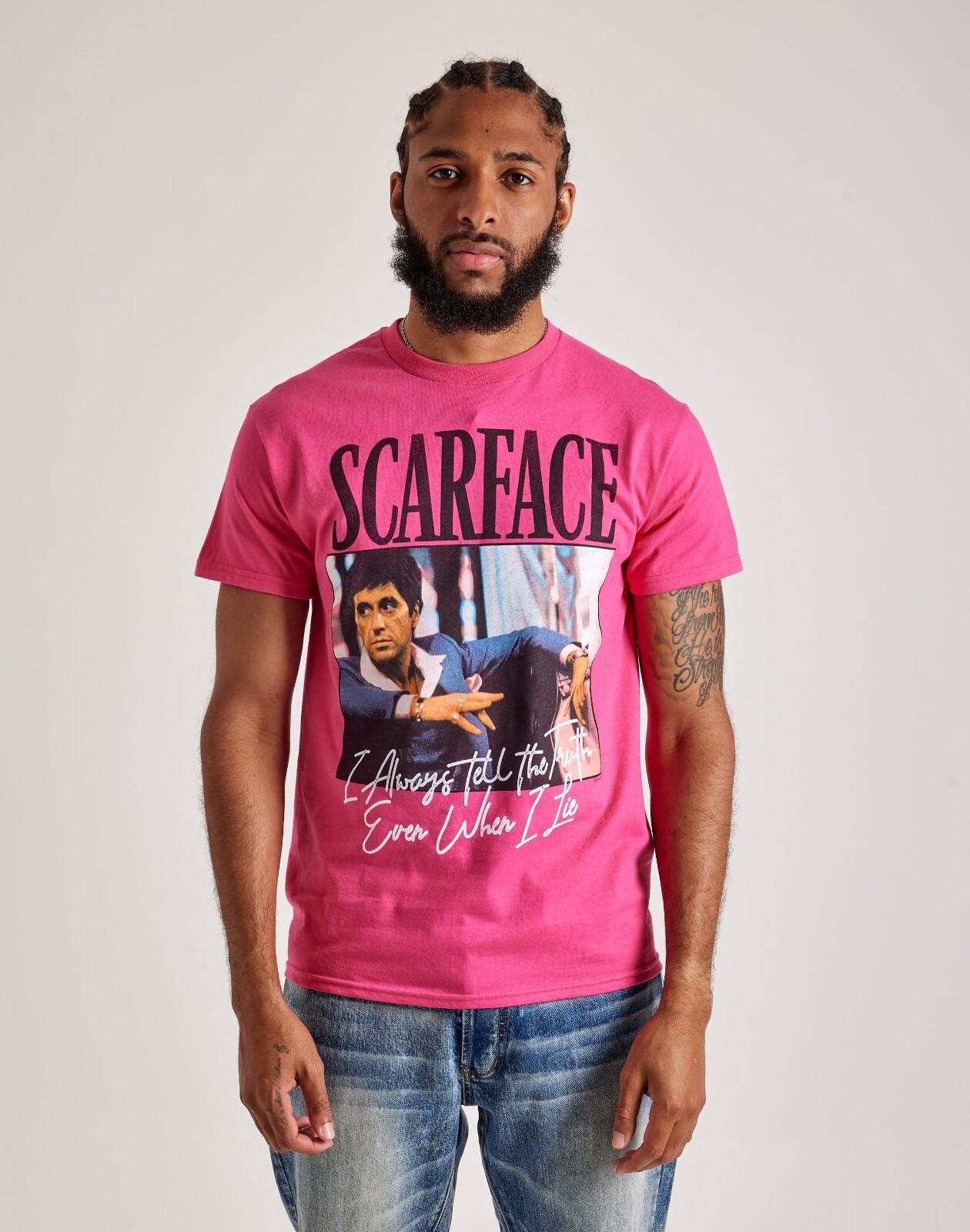 American Classics Мужская Рубашка Scarface I Always Tell The Truth Новая 2XL XXXXL