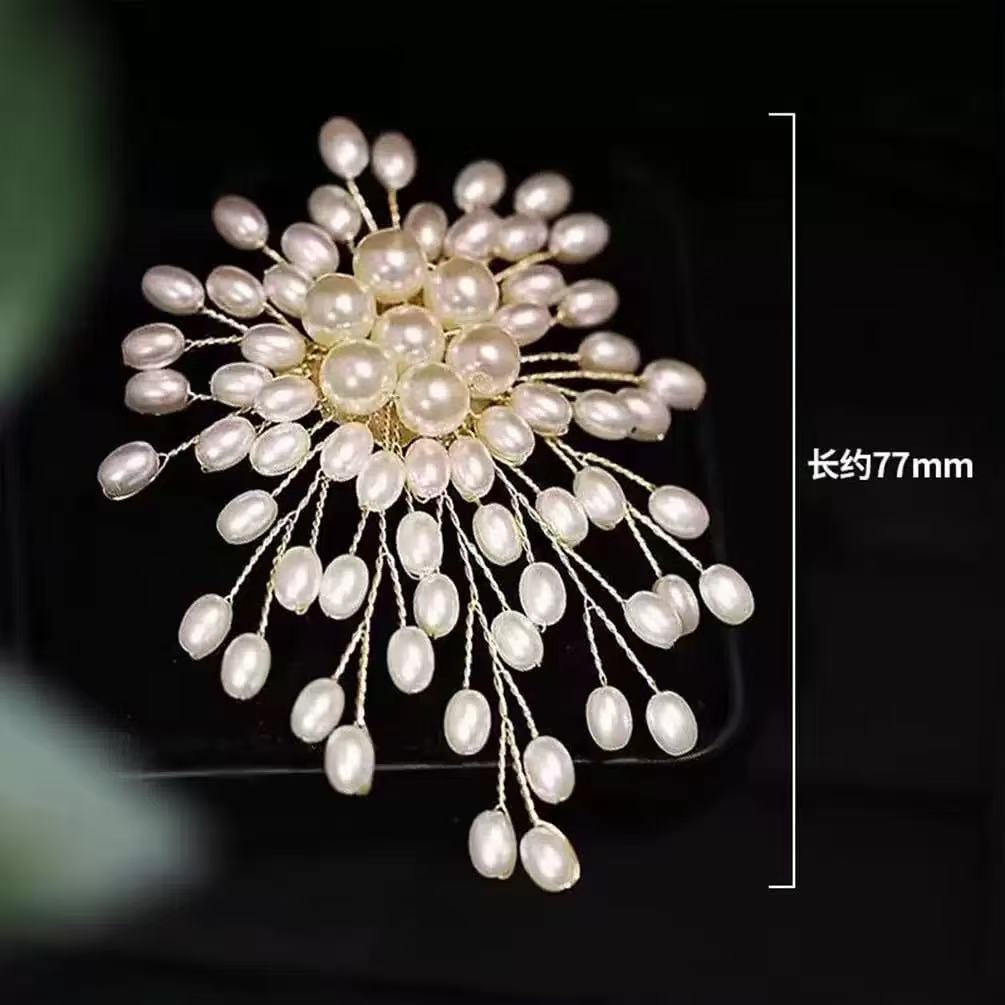 High End Fashion Versatile Coat Fireworks Brooch