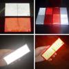 2 Stuks Reflecterende Platen Universeel Duurzaam Plastic Staart Veiligheid Reflecterende Plaat voor Auto Vrachtwagen Voertuig