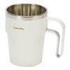 Outdoor Cup Mug CS Vacuum Stacking Mug Keeps Drinks Hot or Paper Cup Ivory Double-Walled 210ml, Cold, Compatible, UE-4944
