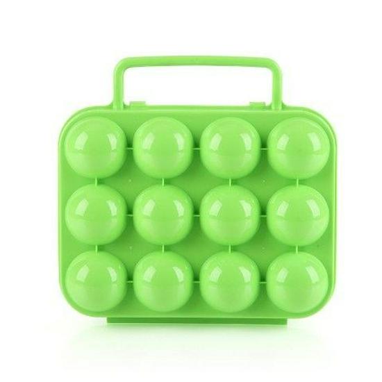 

Упаковка из 12 переносных ящиков для хранения яиц - для использования вне помещений, пластиковый контейнер с защитой от ударов