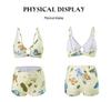 Plus Size Sexy Four-Piece Swimsuit: Chubby Girl Long Dress-Style Split Bikini for Hot Spring Vacation
