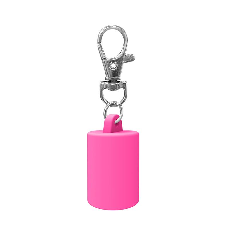 Practical Silicone Keychain Cap Accessories Portable Durable Holder Keychain Compatible For Lipgloss Storage And Balm Cap