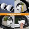 Blind Spot Mirror for Car 2.16 Inch Suction Cup Rearview Mirror Wide Angle Automotive Side View with Easy Installation and Clear Glare-Reducing