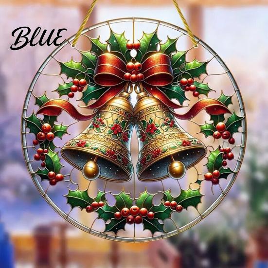 Xmas Tree Hanging for Decor Festive Pendants Ornaments Acrylic Charms Christmas with Lanyard Holiday Party
