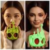 PLA Skull Pen Holder Plastic 3D Printed Pencil Pot Glow in Dark Stationery  School Students