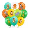 12Pcs 12inch Hawaiian Aloha Tropical Luau Latex Balloons for   Summer Beach Birthday Bar Party Wedding Supplies