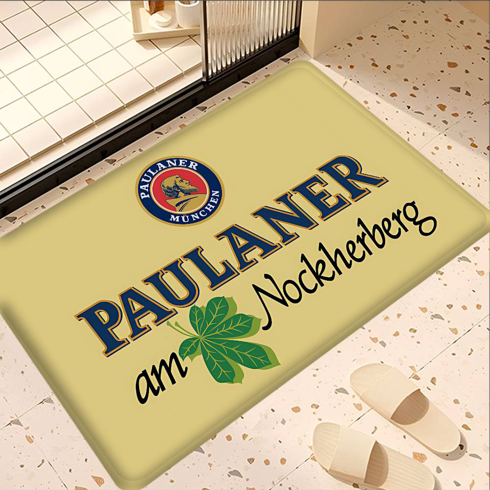 German Beer P-Paulaners Floor Mat Cheaper Anti-slip Modern Living Room Balcony Printed Bedside Mats