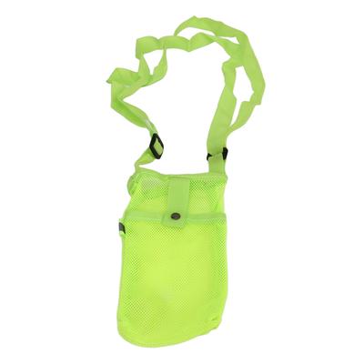 Water Bottle Holder Portable Mesh Water Bottle Bag with Adjustable Shoulder Strap for Outdoor Fitness Exercise