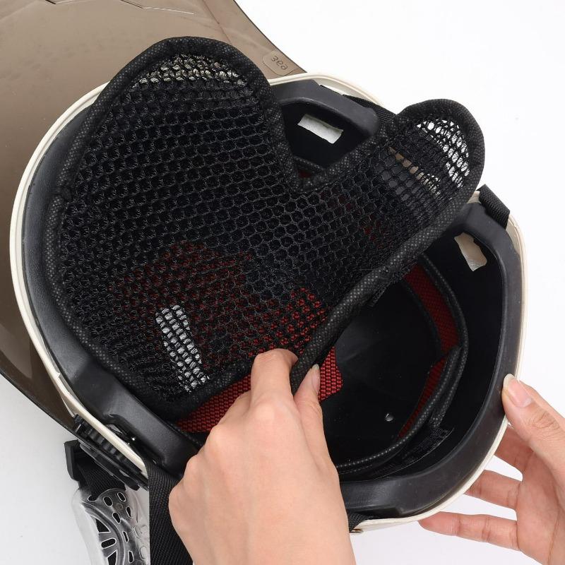 Motorcycle Helmet Insert Liner Cap Cushion Pad Breathable Quick-drying Sweat Wicking Helmet Insulation Lining Pad