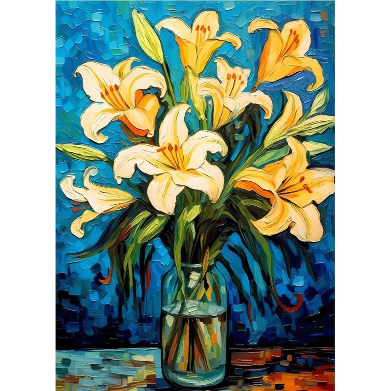 Impressionist Vincent Van Gogh Bouquet of Sunflowers In a Vase Poster Canvas Paintings Abstract Roses Wall Art Decoration Room At Home