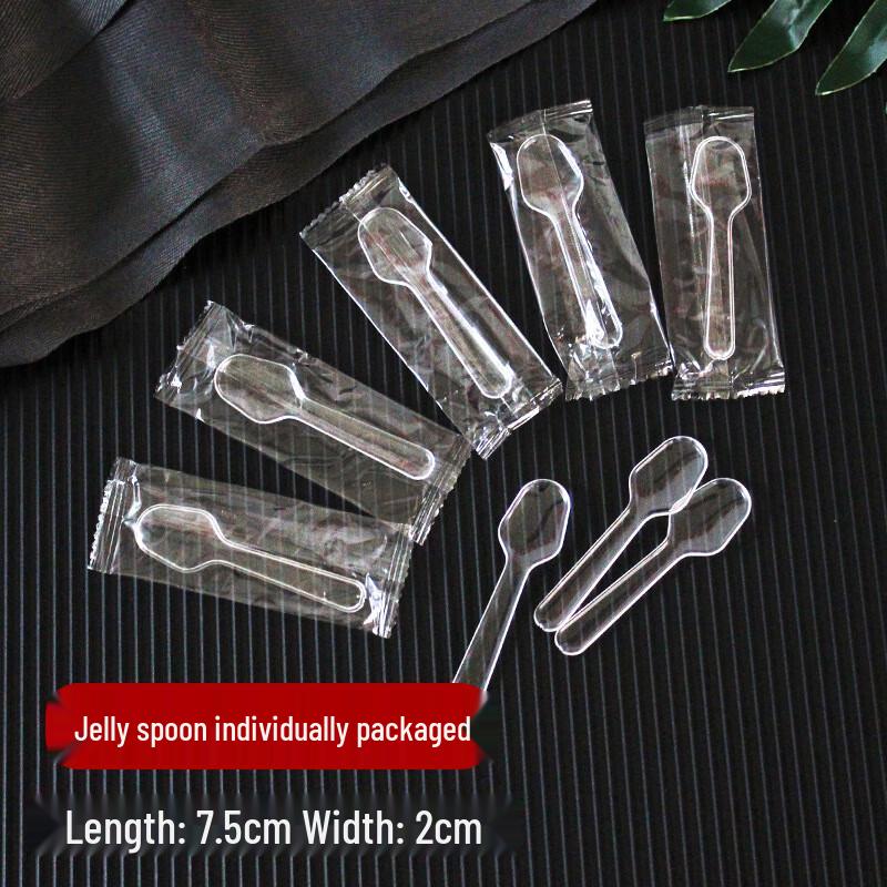 DYMAYKI Disposable Plastic Tasting Spoons