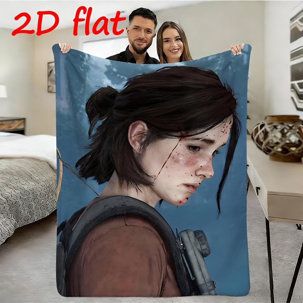 Large Anime Character Art Throw Blanket 150X200Cm Cozy Gift For Manga Gaming Bedroom Decor Illustration