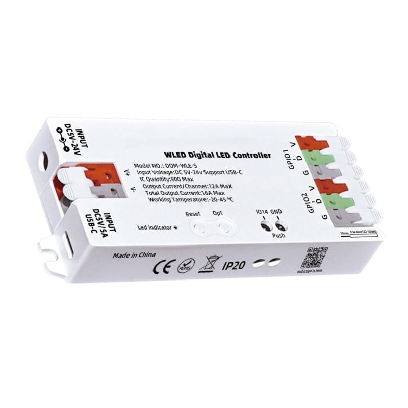 Dimmable LED Light Remote Controller 8266 WLED Digital LED Strips Controller