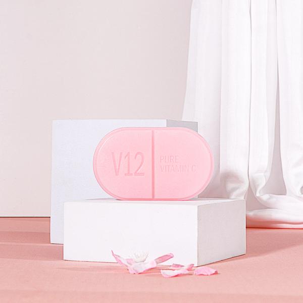 J-Hergestellt Seife handgemacht Kirschblüte Vitamin feuchtigkeitsspendend reinigend 3-teiliges Set, 3 Stück, 100g