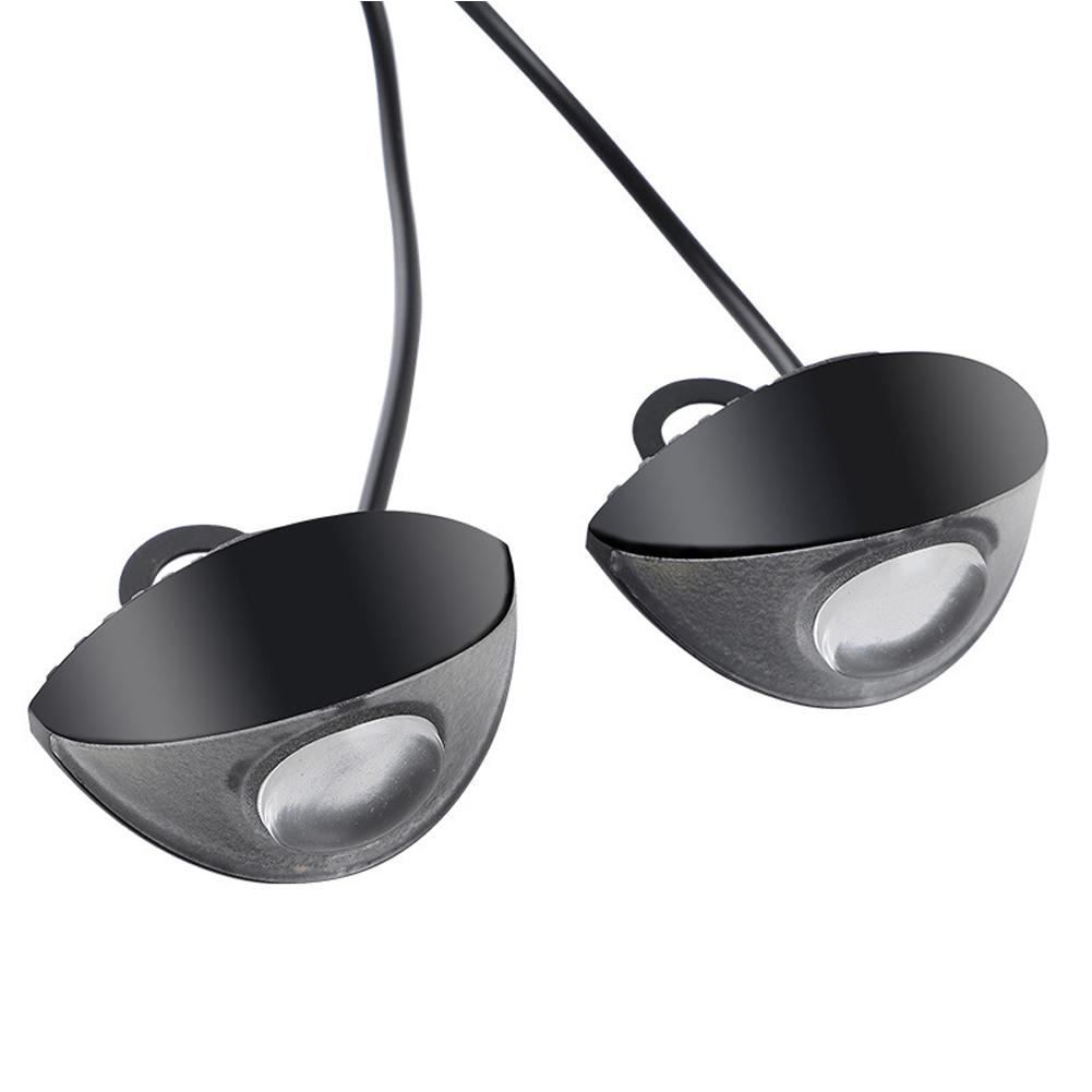 Universal Pair Motorcycle Rearview Mirror LED Eagle Lights Electric Bike Turn Signal Brake Light Headlight Strobe Light