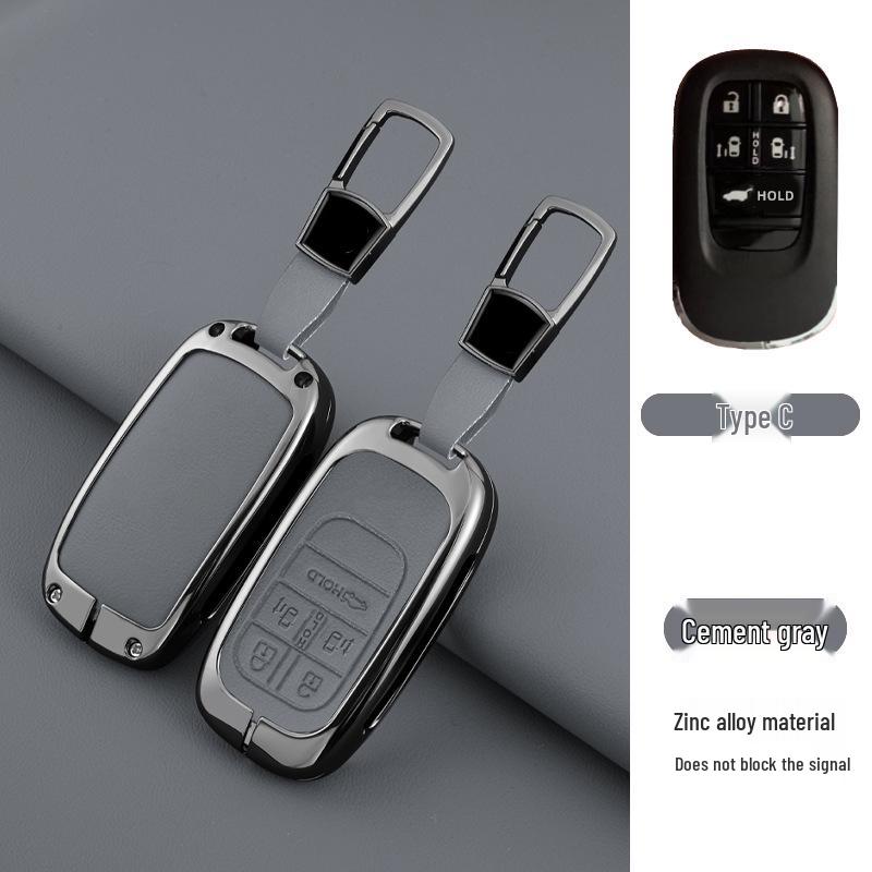 Stylish Metal Car Key Case for XRV, Fit, Vezel, URV, Fengfan, Xiangyu - Personalized Luxury Remote Shell Cover