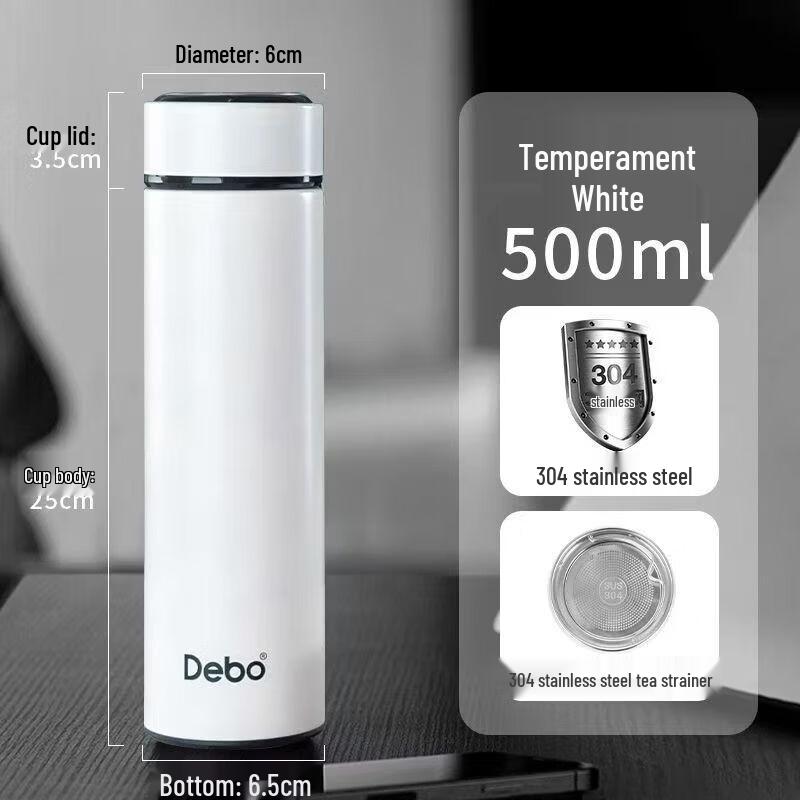 Debo 304 Stainless Steel 500ml Insulated Business Cup