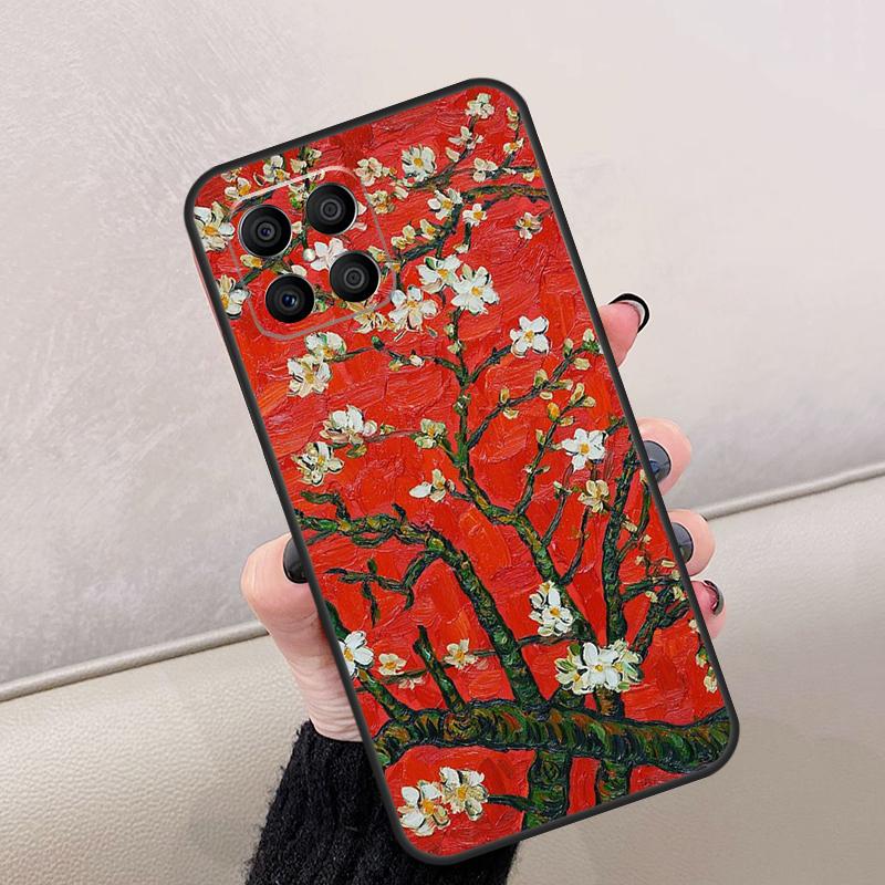 Blossoming Almond Tree For Honor Magic 7 Lite 5 6 8 Pro Case For Honor Win RT X9d X9b X9a X9c X8c X8b 200 400 70 90
