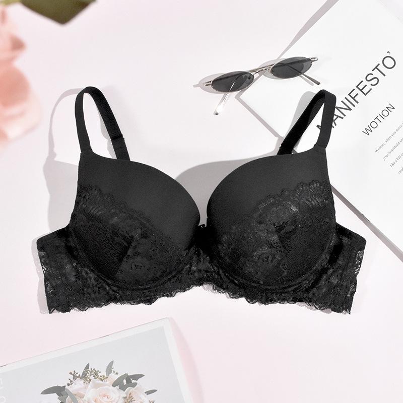 Push-up Bra for Women with Small Breasts Lace and Adjustable Anti-sagging Bra