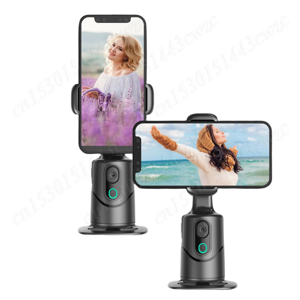 Auto Face Tracking Tripod 360° Rotation Auto Tracking Phone Tripod Holder No App Gesture Control Smart Shooting Stand
